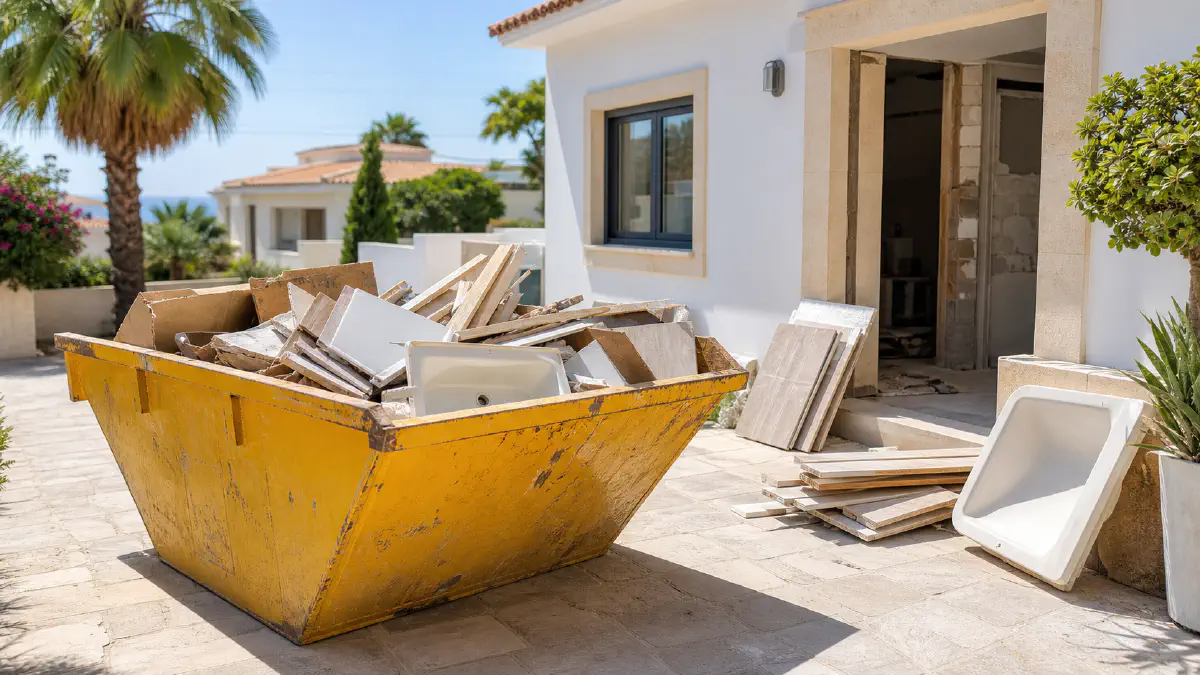 Skip Hire for Home Renovations in Cyprus